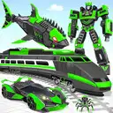 Play online Shark Robot Car Transform Game