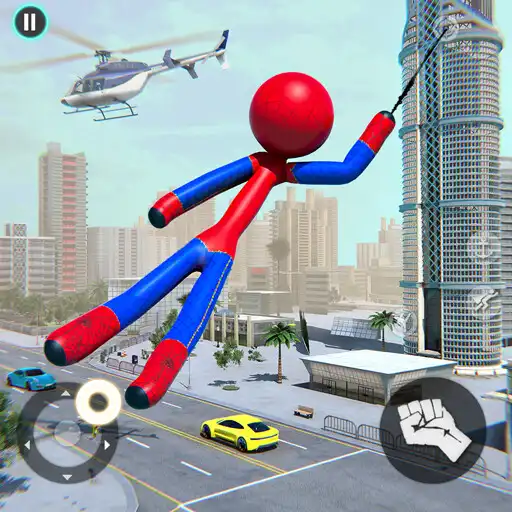 Play StickMan Rope Hero Spider Game APK